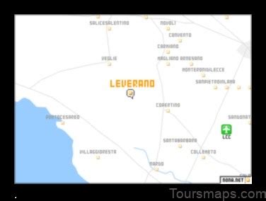 leverano locali|Leverano Map